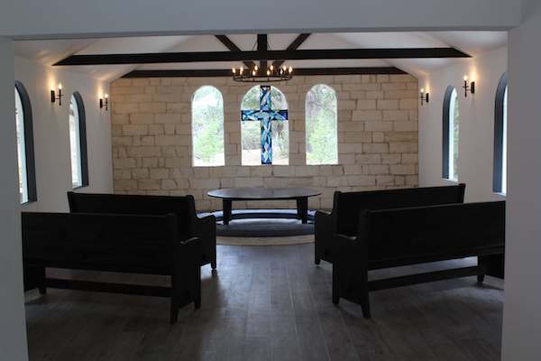 Inside of Chapel at Hilltop Retreat